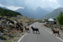 Albánsko, dolina Theth