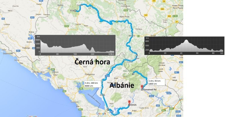 Expedice Černá Hora – Albánie