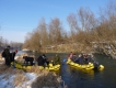 Silvestrovský splav Váhu 2014