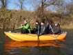 Silvestrovský splav Váhu 2015